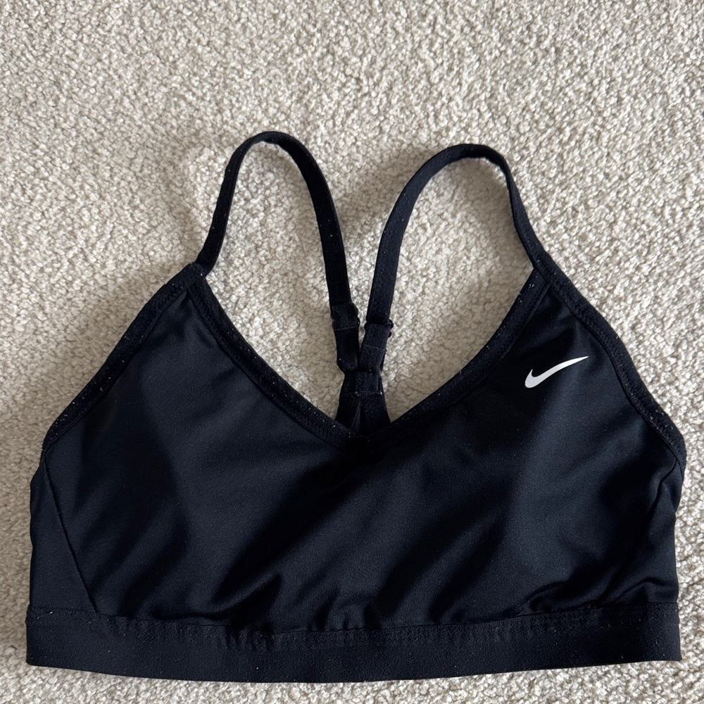 Nike Women's Black Sports Bra Large